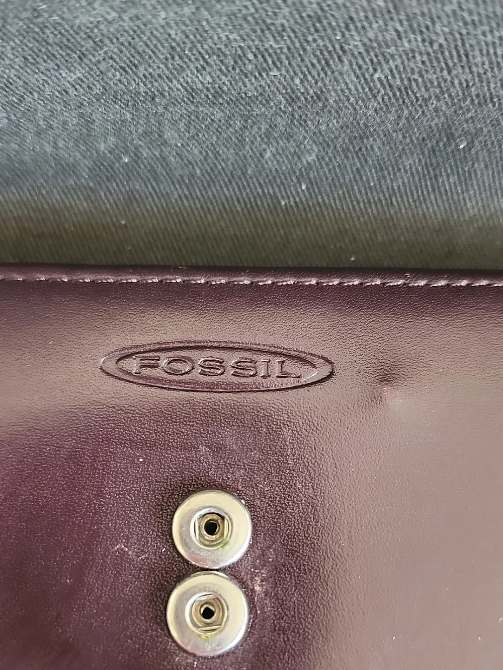 Vintage Fossil Leather Wallet